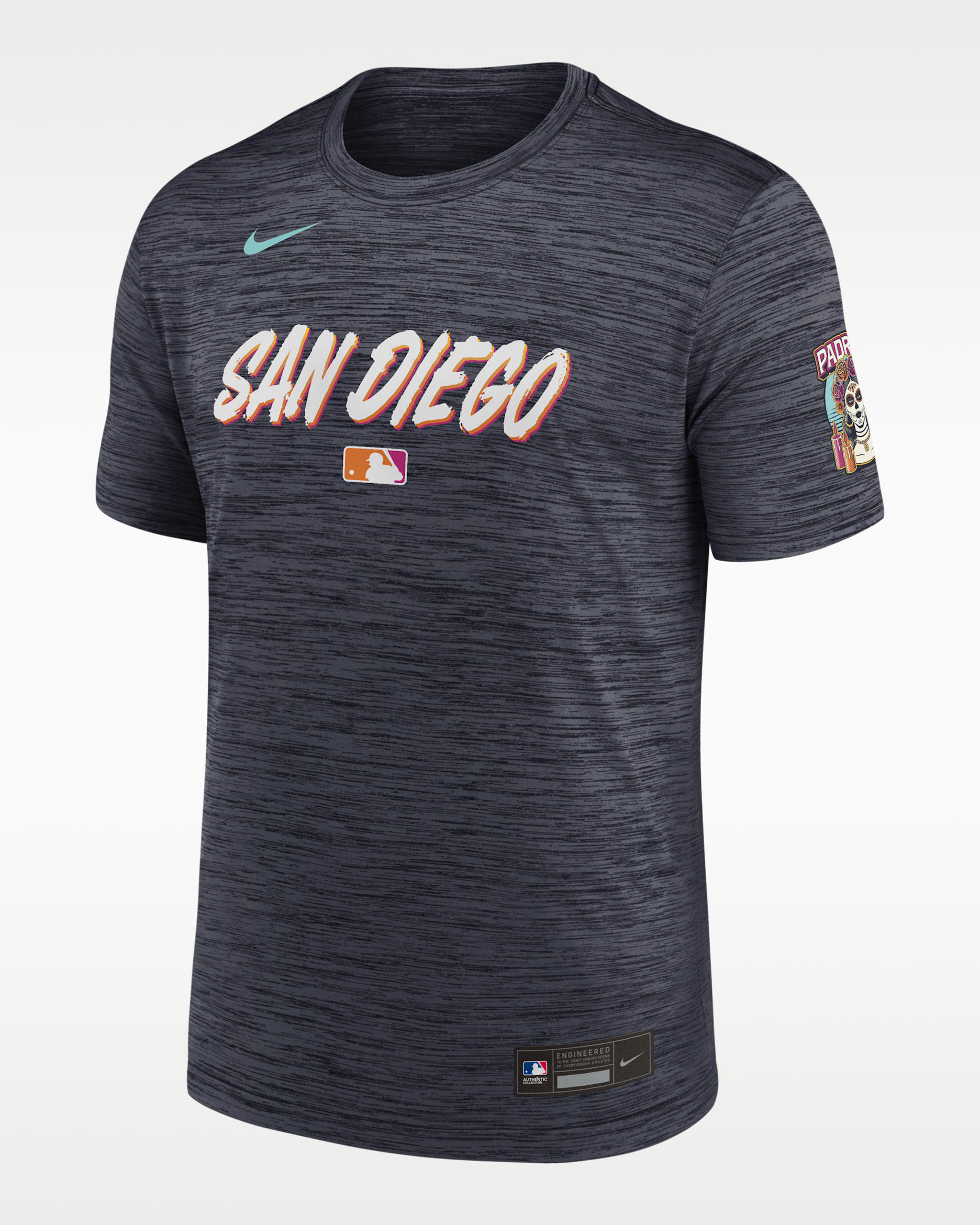 San Diego Padres City Connect Velocity Men's Nike Dri-FIT MLB T
